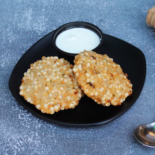 Sabudana Vada With Dahi